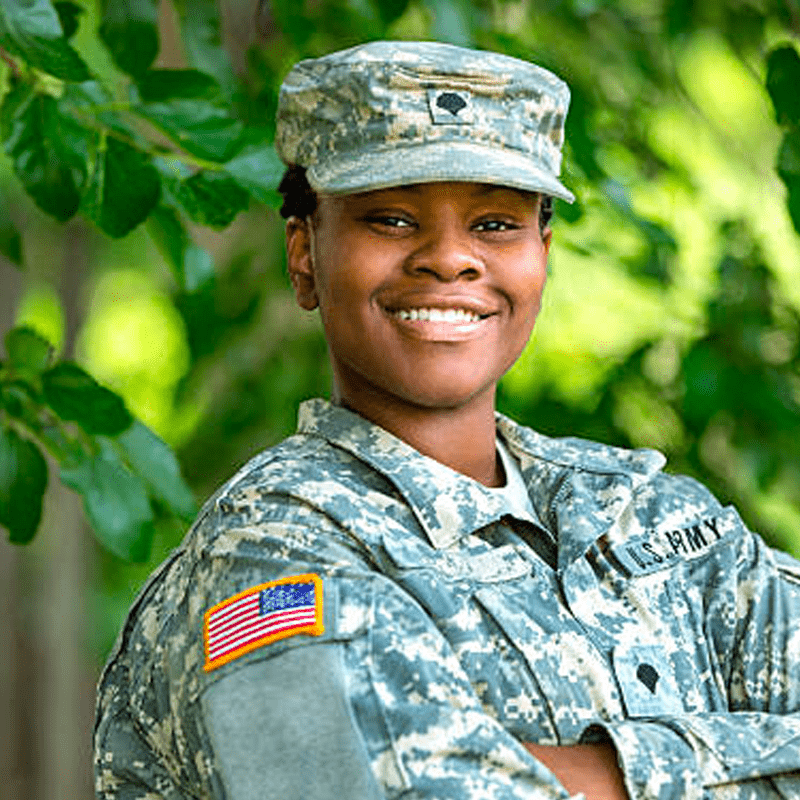 Military woman