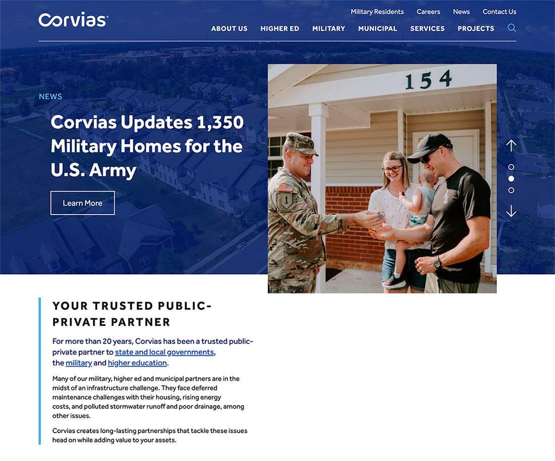 Corvias hero image